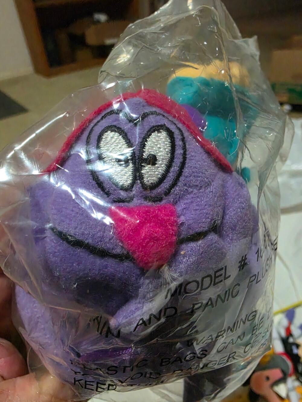 1997 Disney Store Hercules "Pain and Panic" Bean Bag Plush Set.